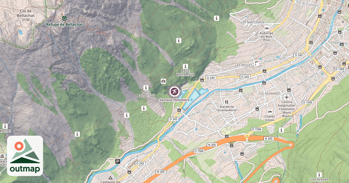 Map of Secteur forestiers