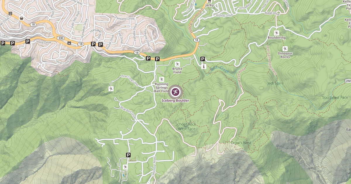 Map preview of Iceberg Boulder