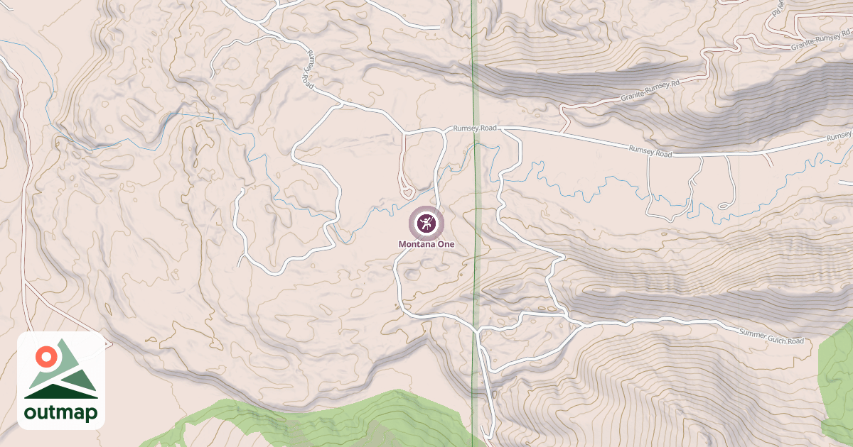 Map of Montana One