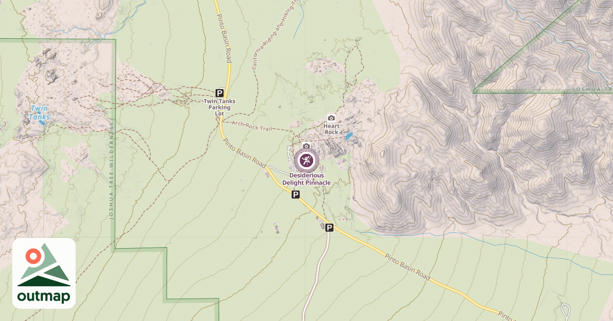 Map of Desiderious Delight Pinnacle