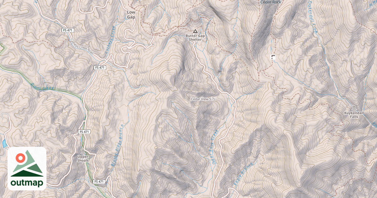 Map of Cedar View