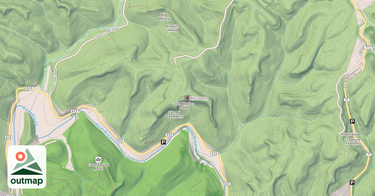 Map of Big Country