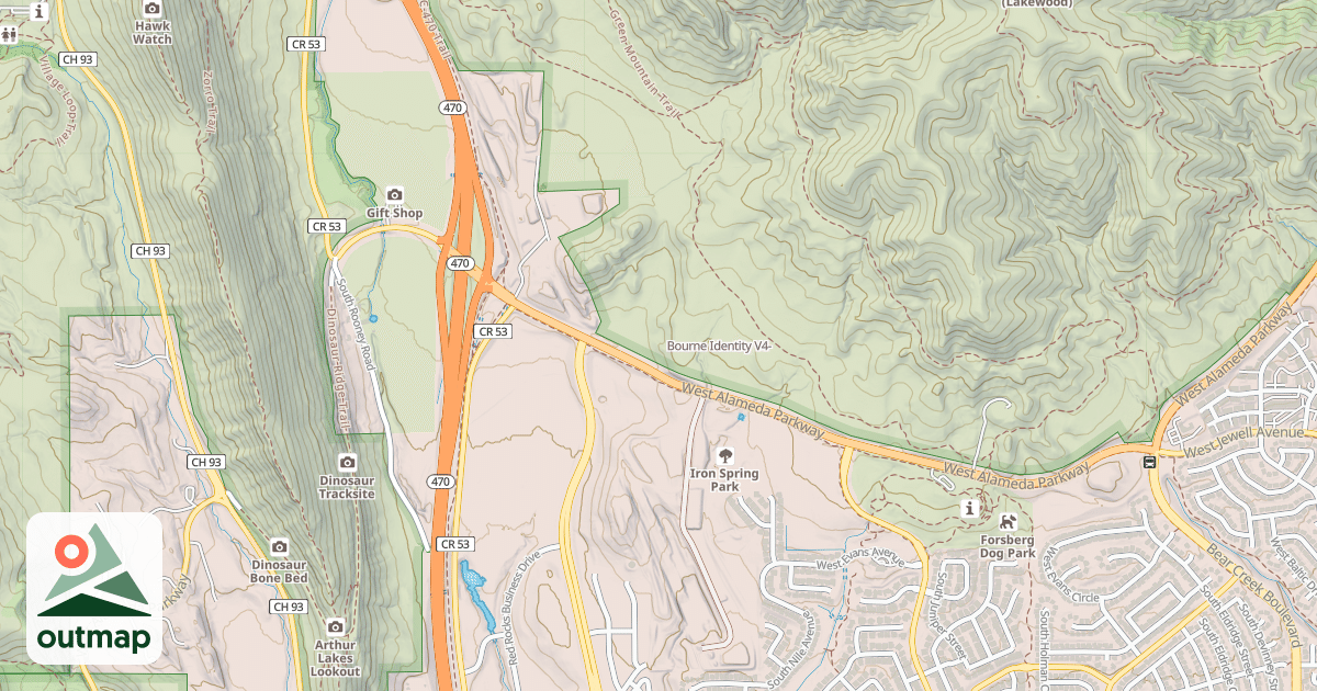 Map of Bourne Identity