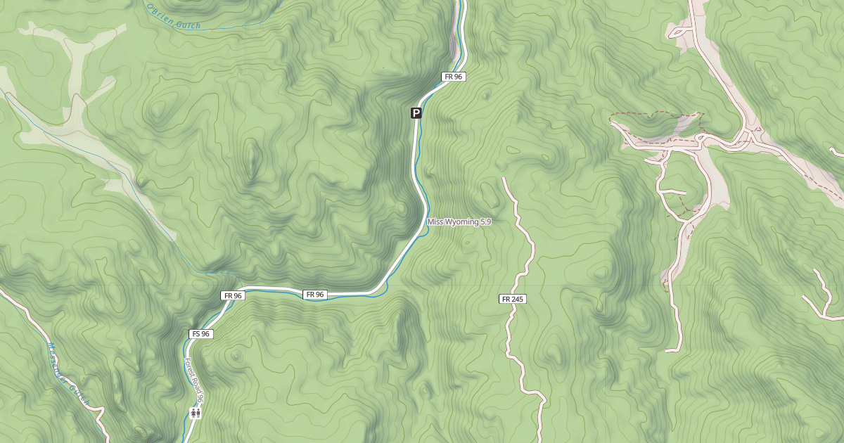 Map preview of Miss Wyoming