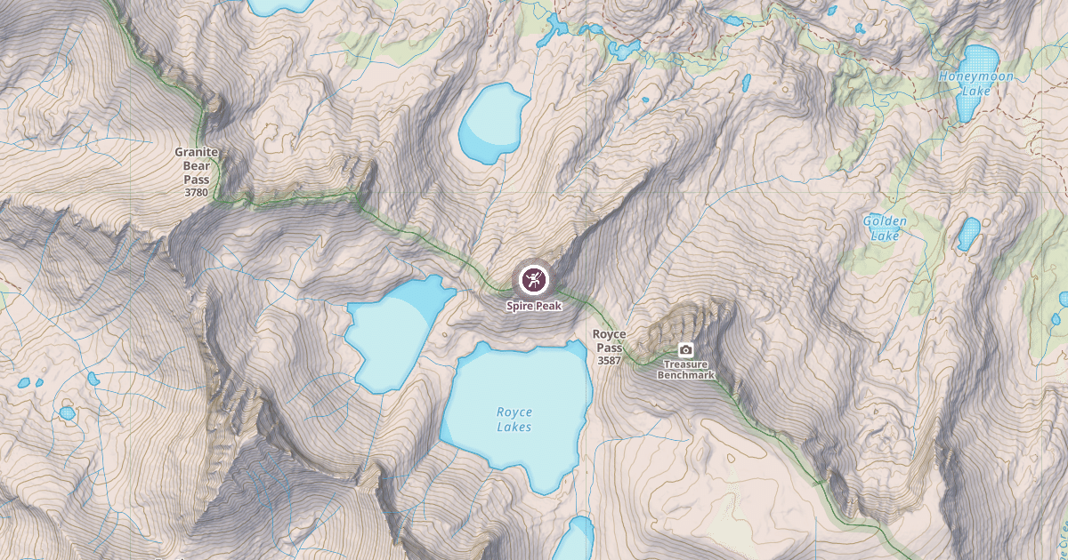 Map preview of Spire Peak