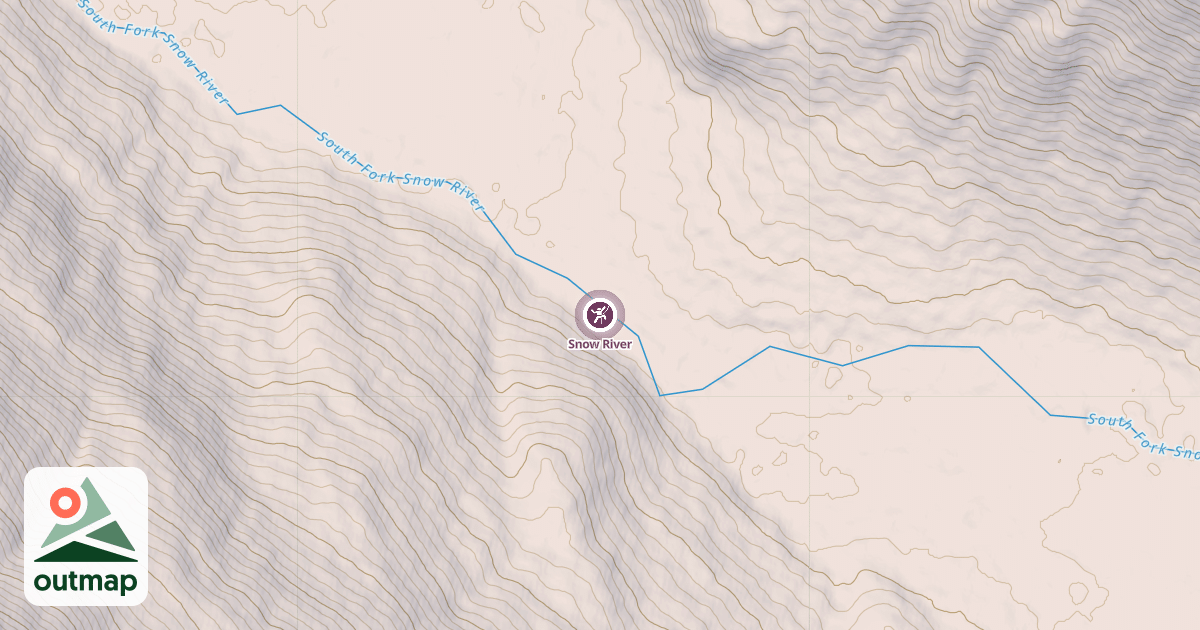 Map of Snow River
