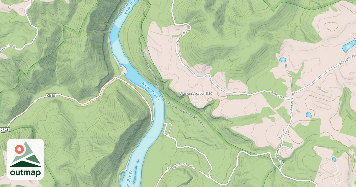Map of Alaskan Vacation