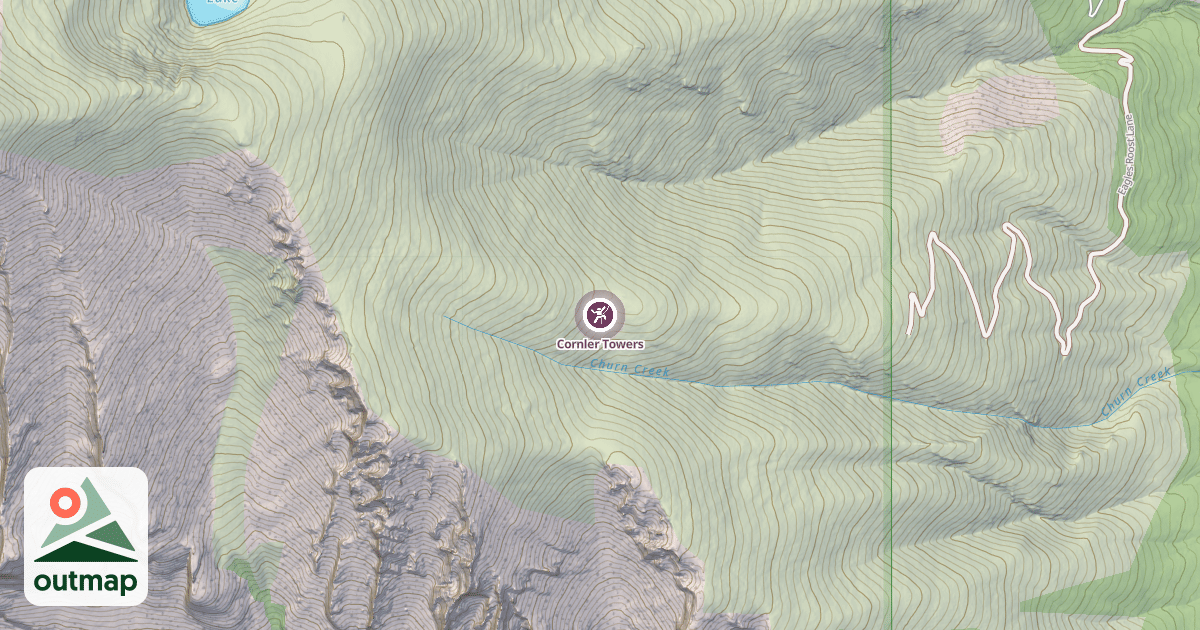 Map of Cornler Towers