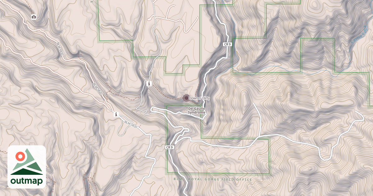 Map of Down n' Dirty
