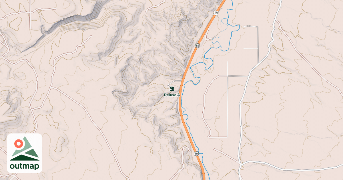 Map of Deluxe B