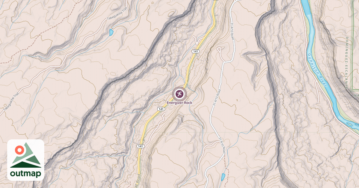 Map of Energizer Rock