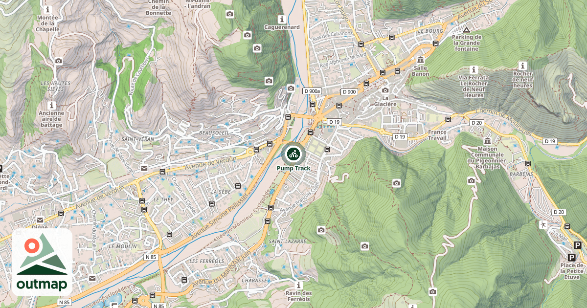 Map of Pump Track