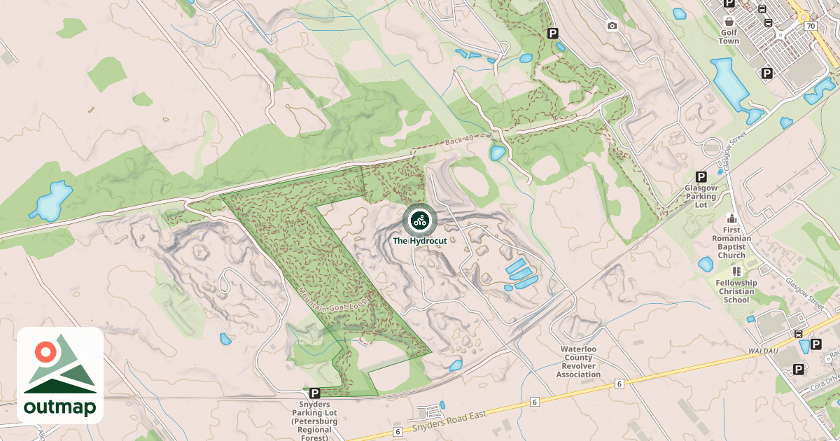 Map of The Hydrocut