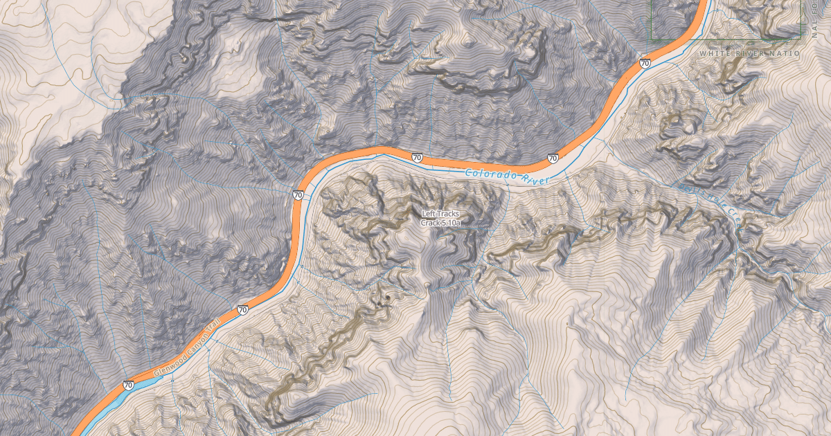 Map preview of Left Tracks Crack