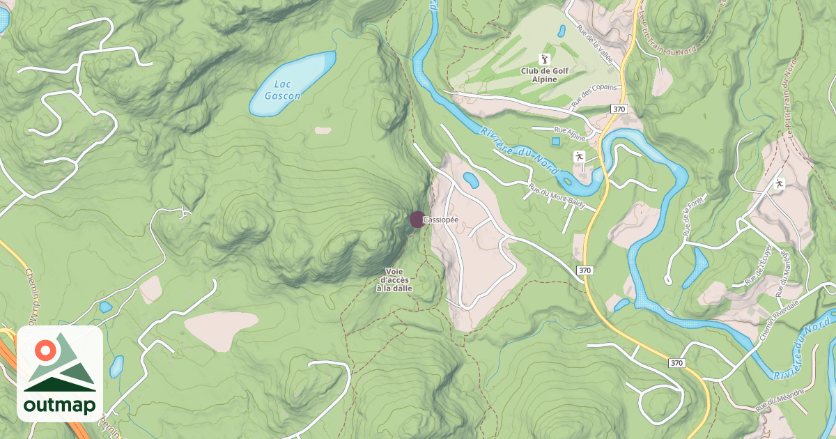 Map of Cassiopée