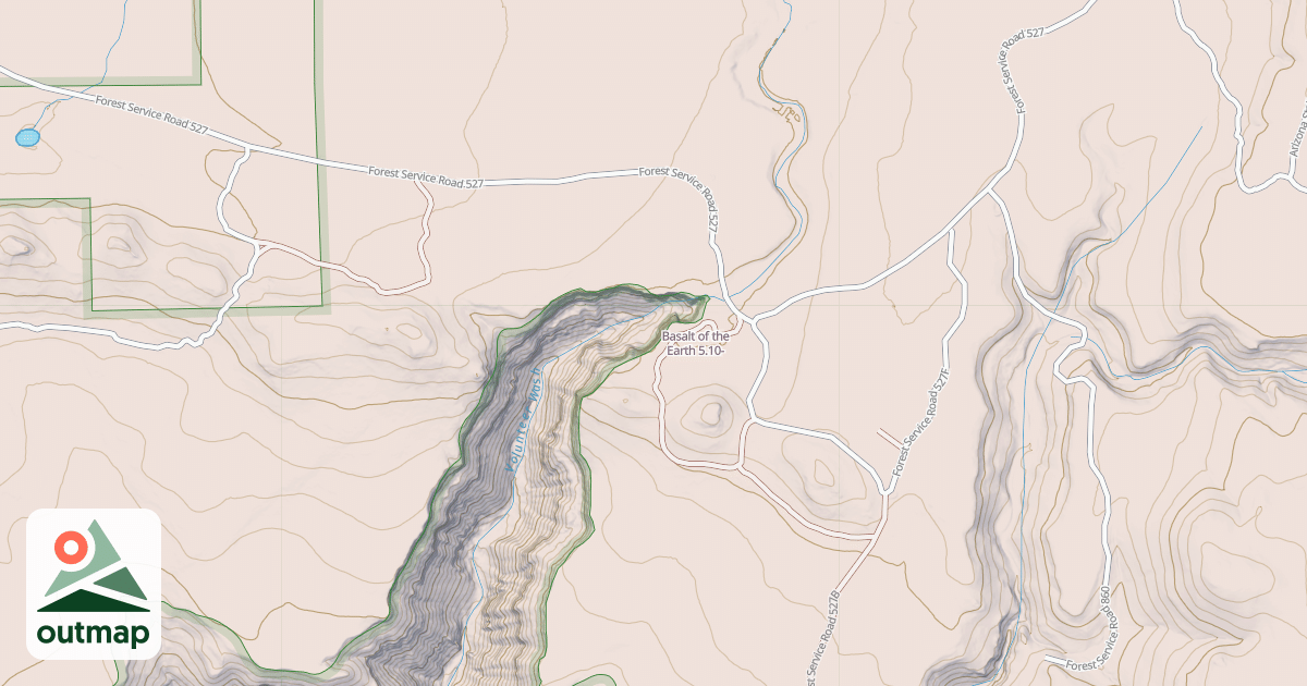 Map of Basalt of the Earth