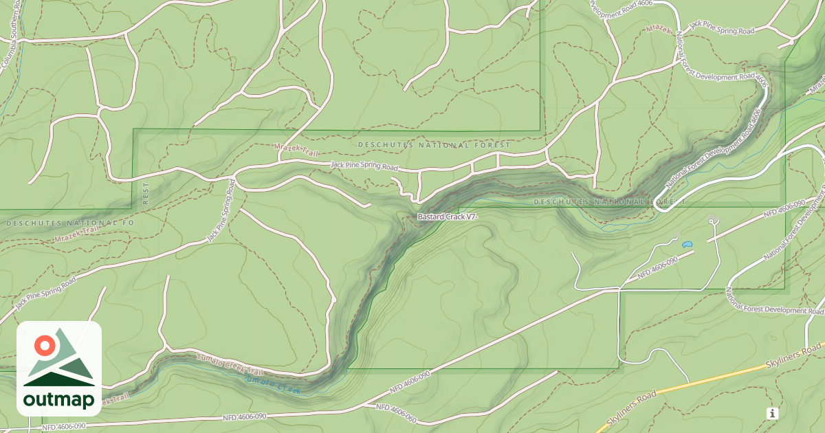 Map of Bastard Crack