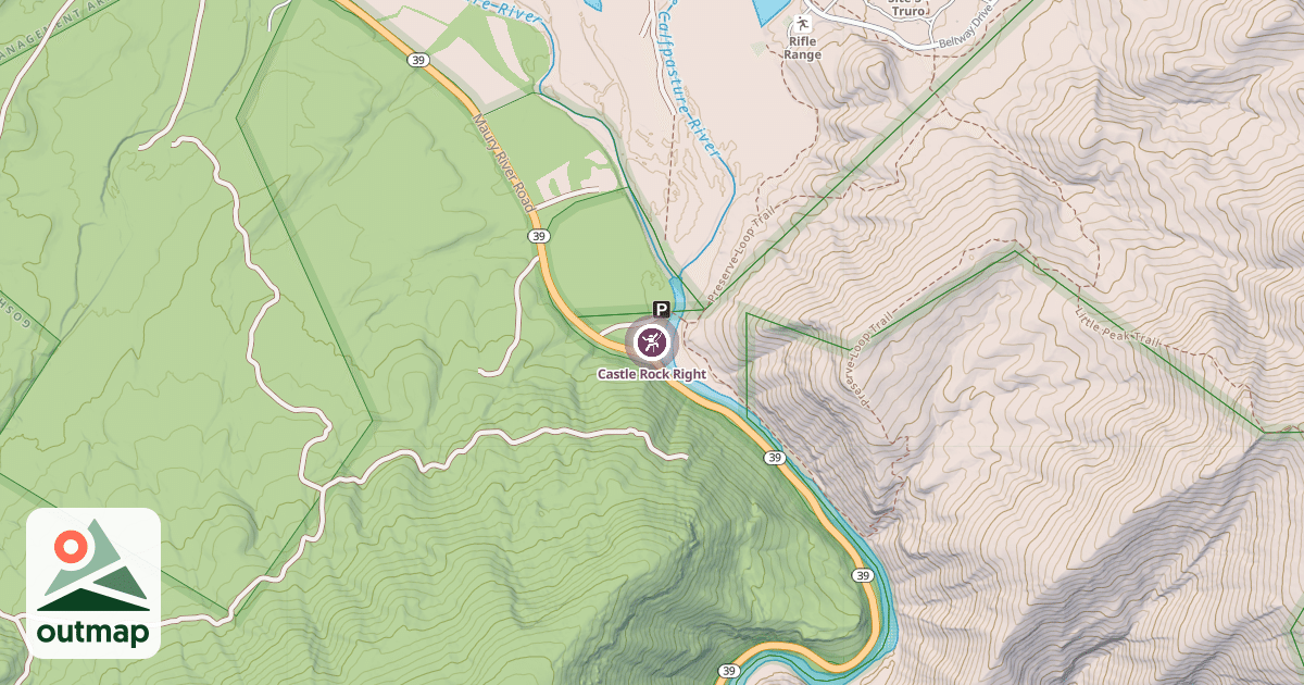 Map of Castle Rock Right