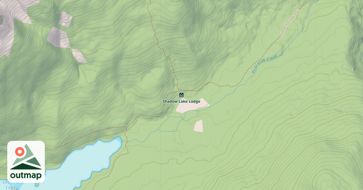 Map of Shadow Lake Lodge