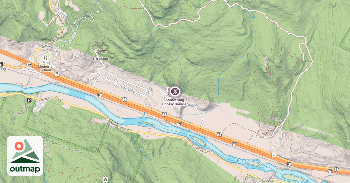 Map of Something Chossy Boulder