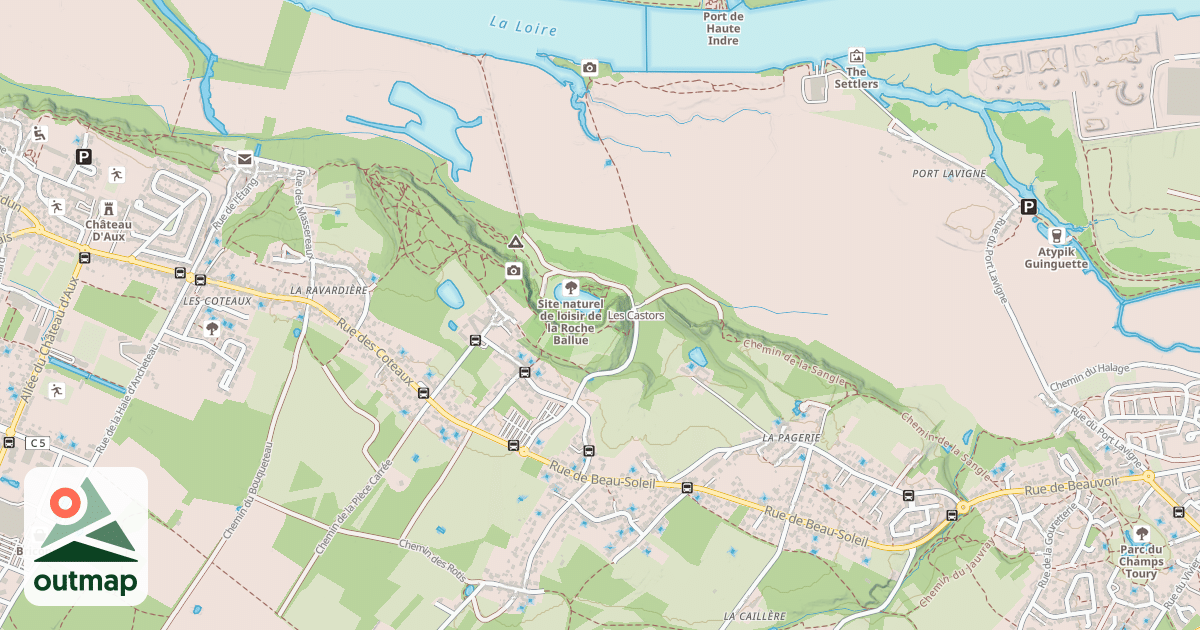 Map of Les Castors