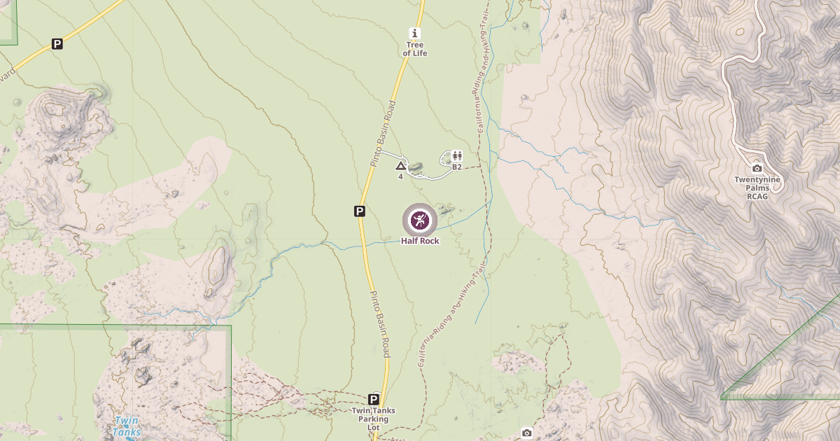 Map preview of Half Rock