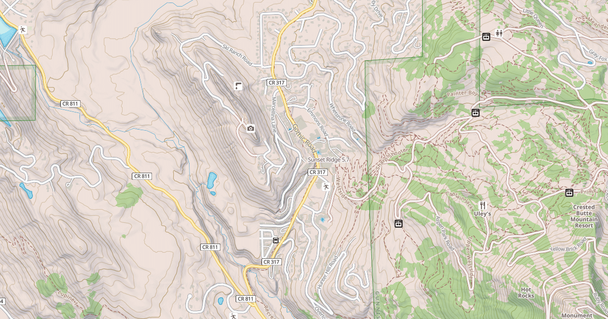 Map preview of Sunset Ridge