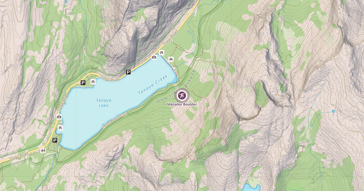 Map preview of Matador Boulder