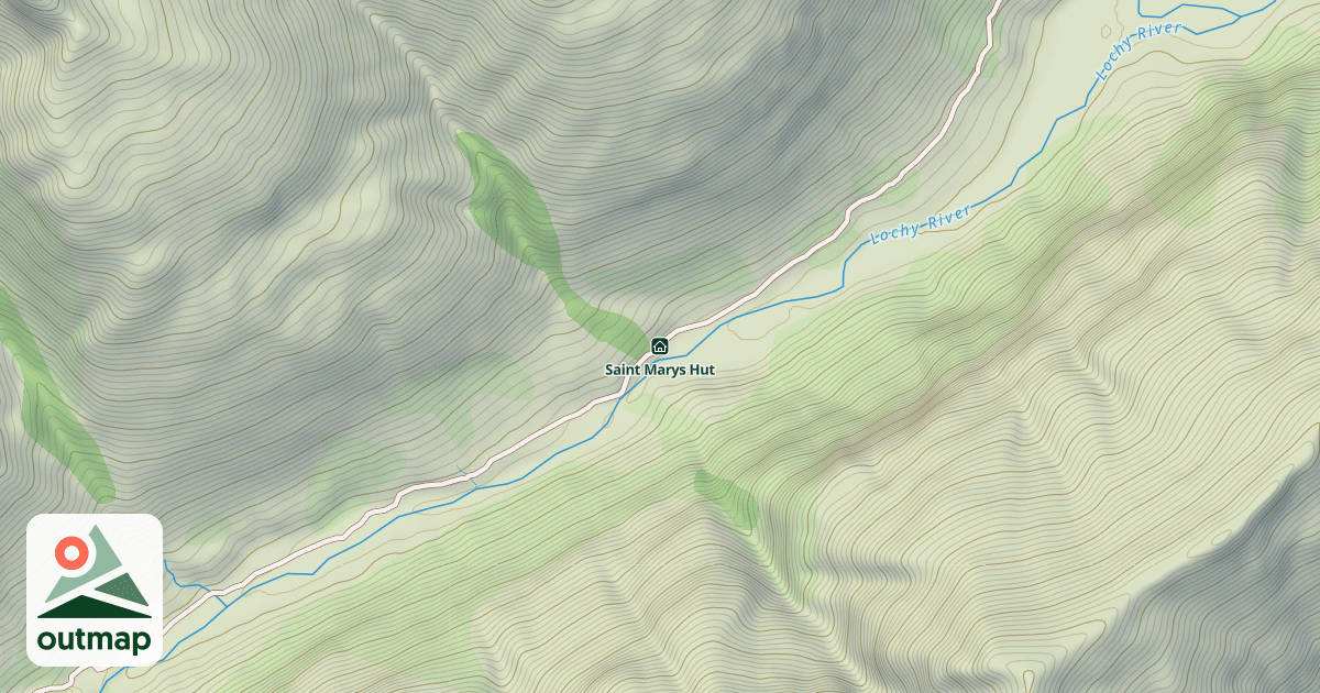 Map of Saint Marys Hut