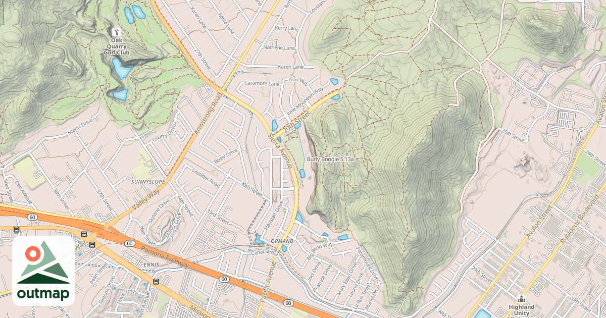 Map of Burly Boogie