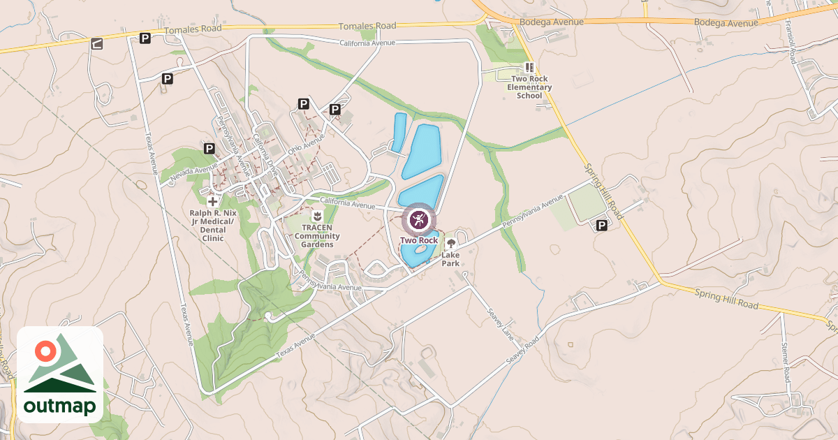 Map of Two Rock