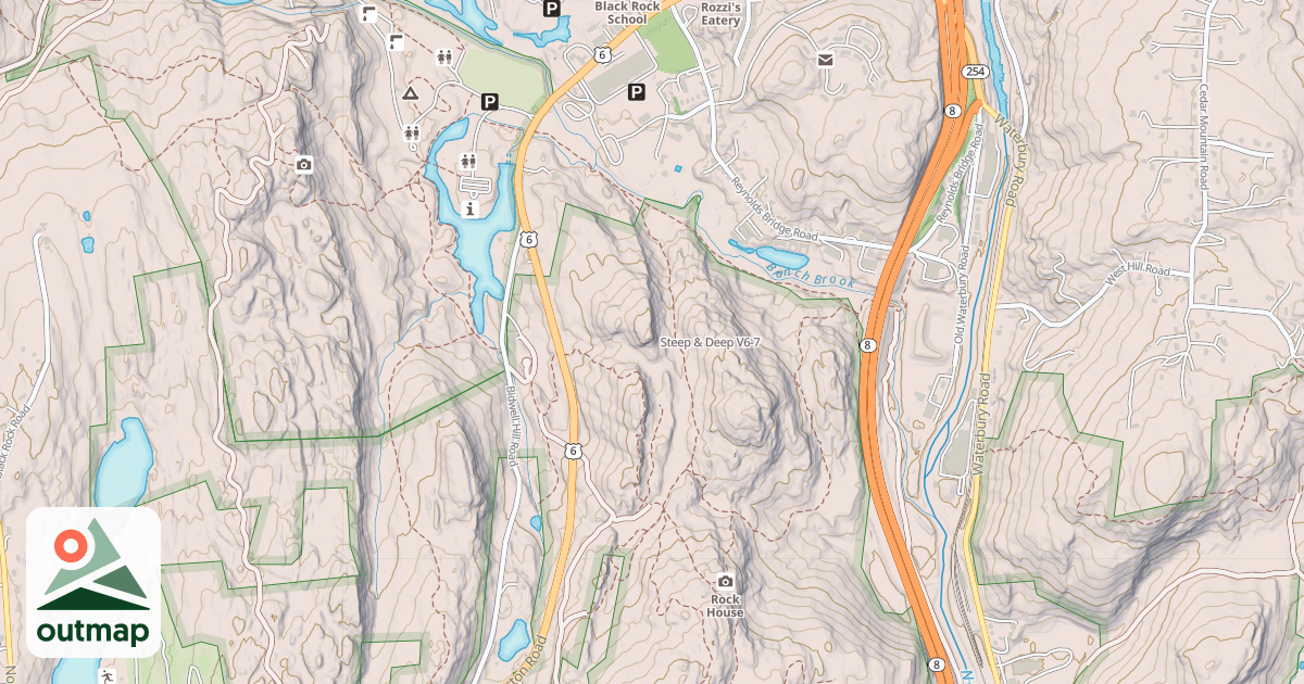Map of Steep & Deep