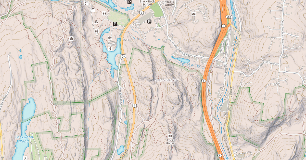 Map preview of Steep & Deep