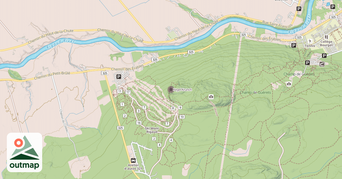 Map of Kegel Krunch