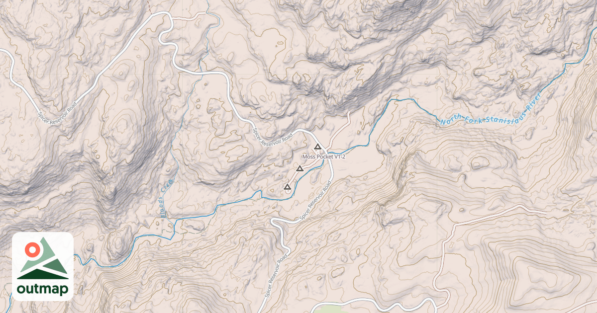 Map of Moss Pocket