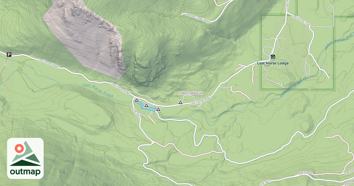 Map of Flake 'n Bake