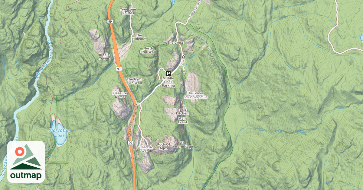 Map of The Lemon Smuggler