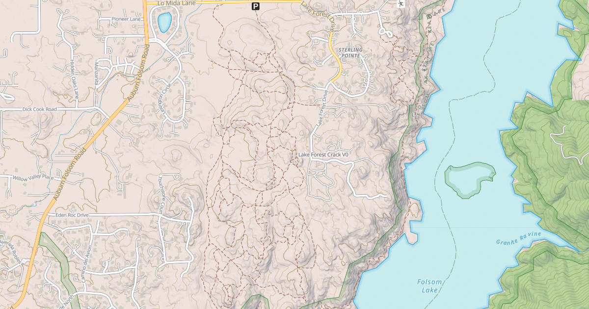 Map preview of Lake Forest Crack