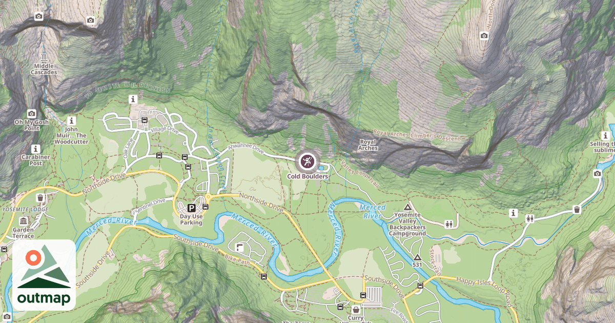 Map of Cold Boulders