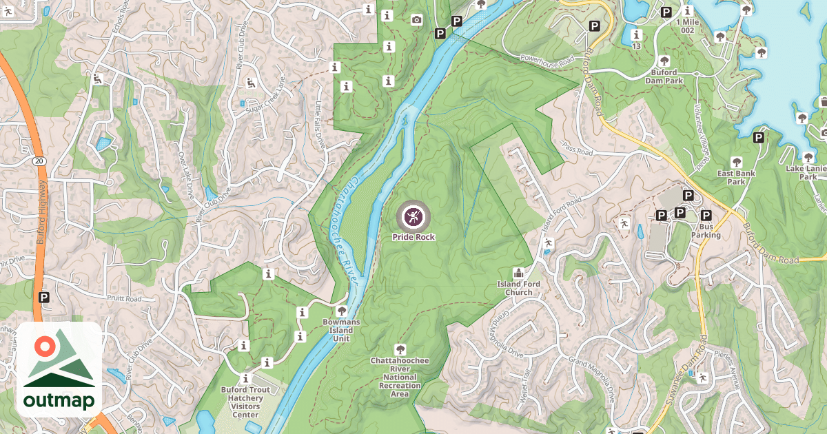 Map of Pride Rock