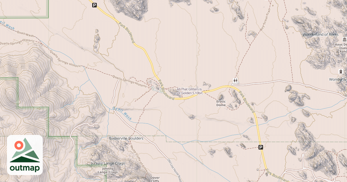Map of All That Glitters is not Golden