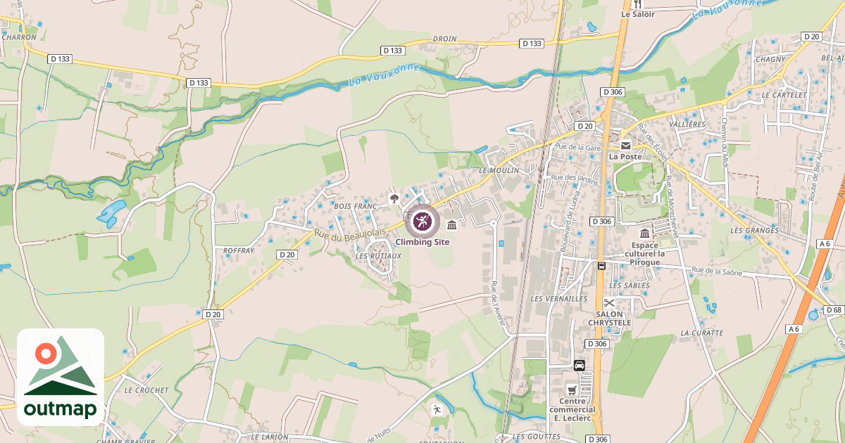 Map of Climbing Site