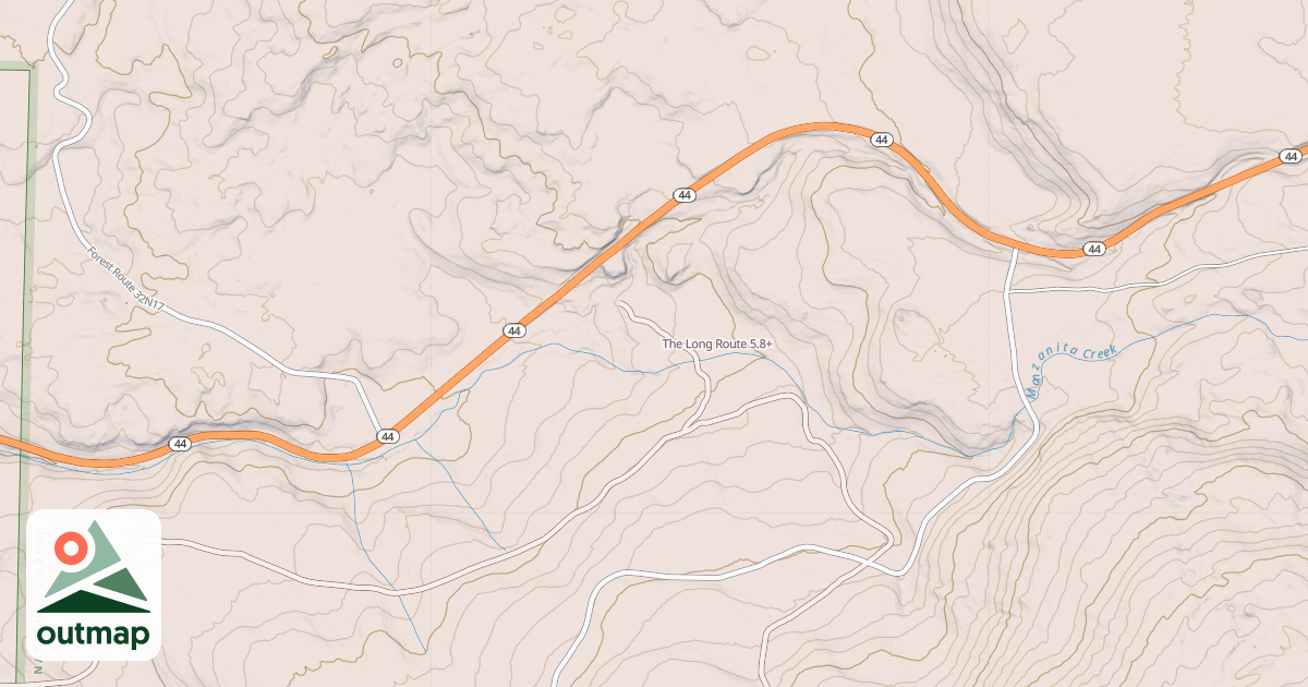 Map of The Long Route