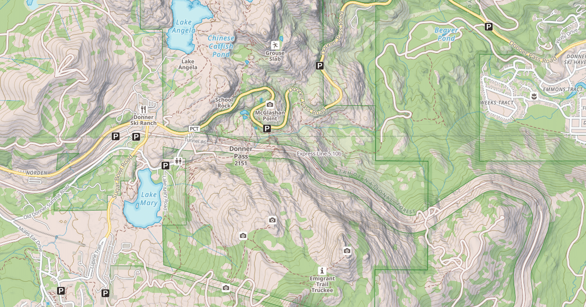 Map preview of Express Line