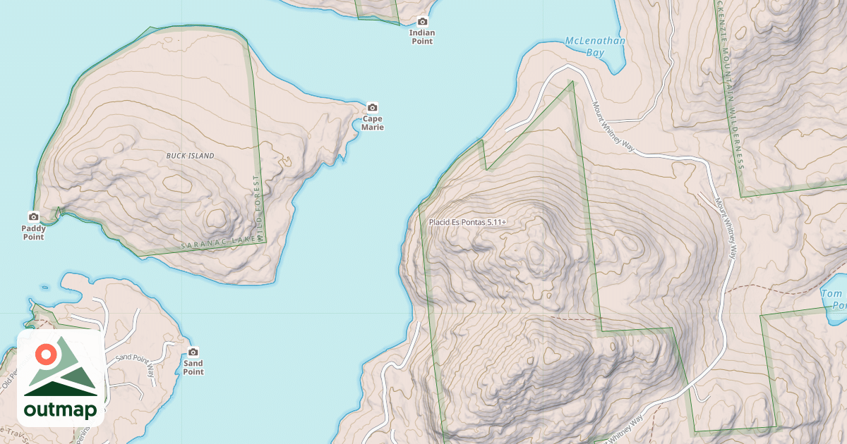 Map of Placid Es Pontas