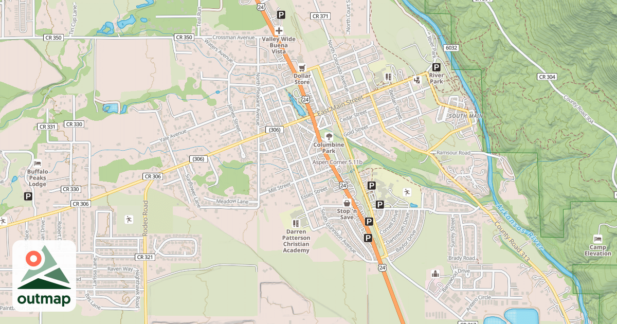 Map of Aspen Corner