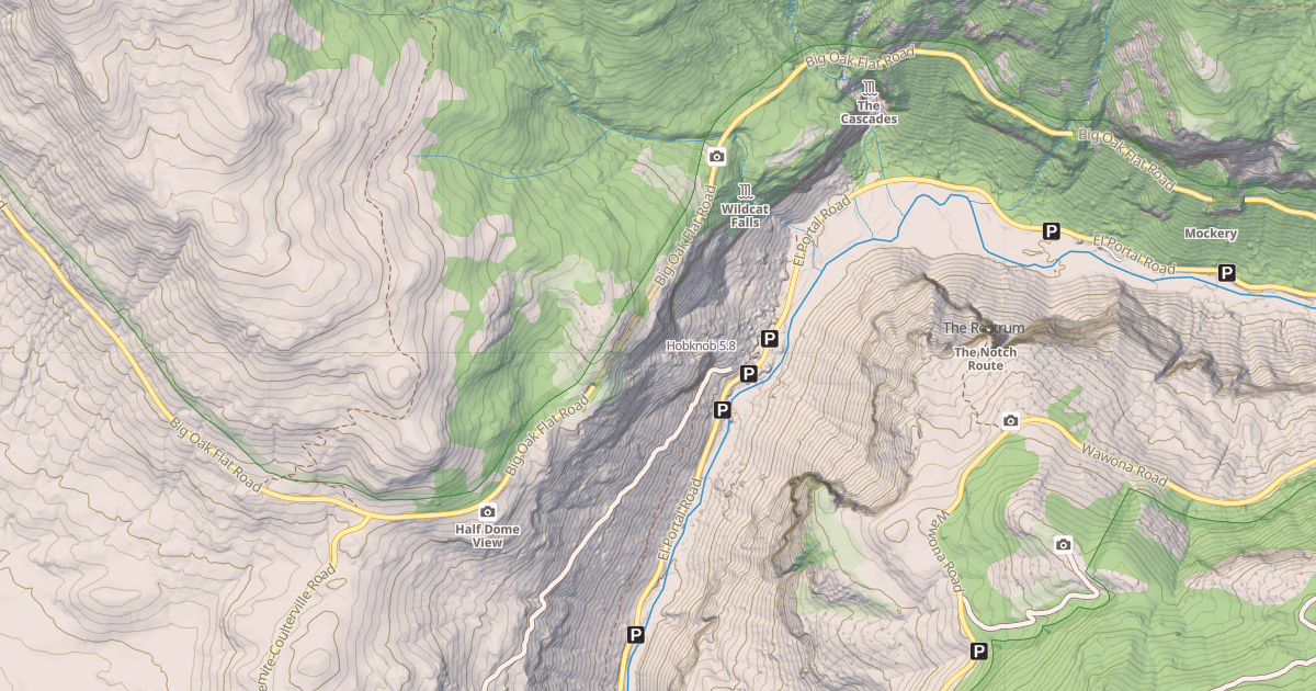 Map preview of Hobknob