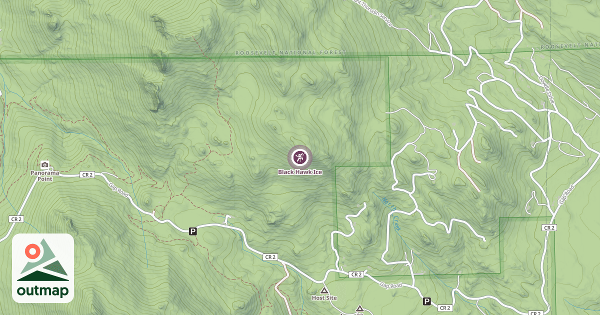 Map of Black Hawk Ice
