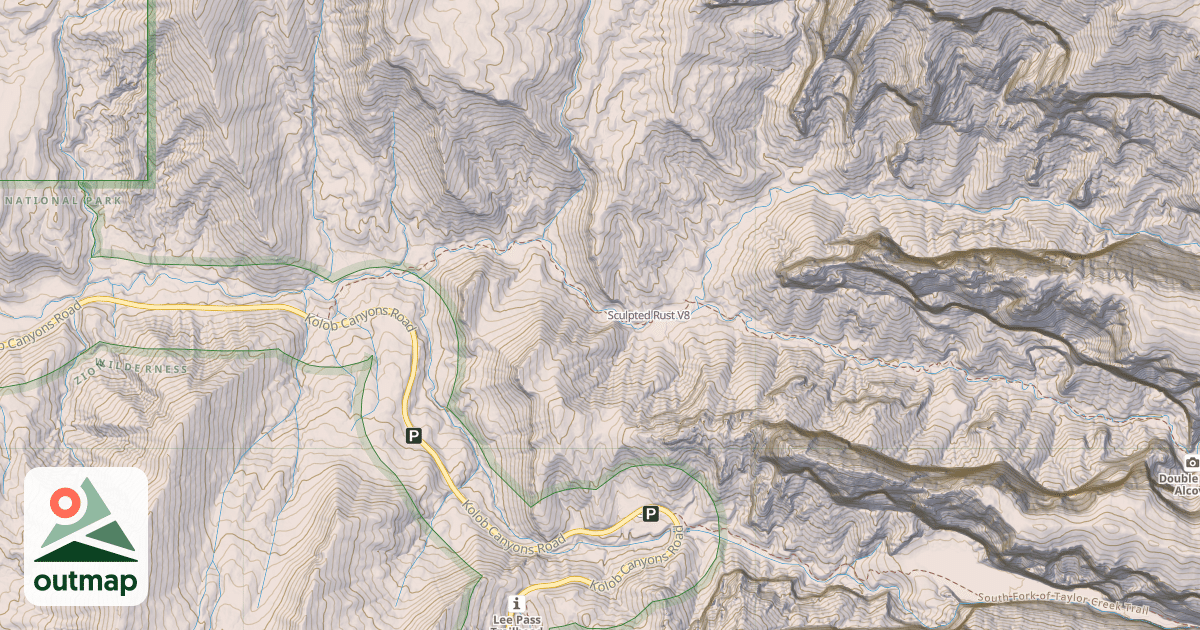 Map of Sculpted Rust