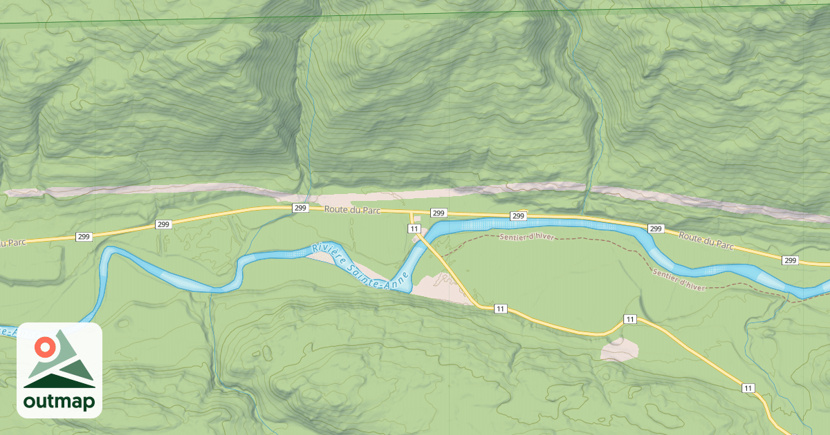 Map of Stationnement la boussole